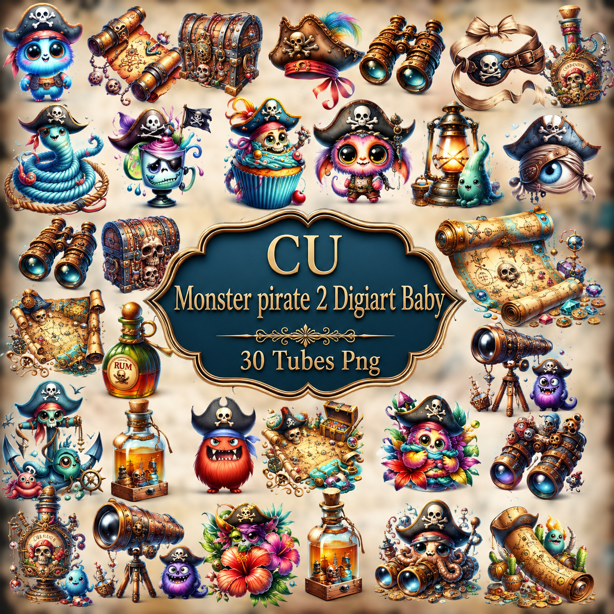 (image for) Cu Monstre pirate 2
